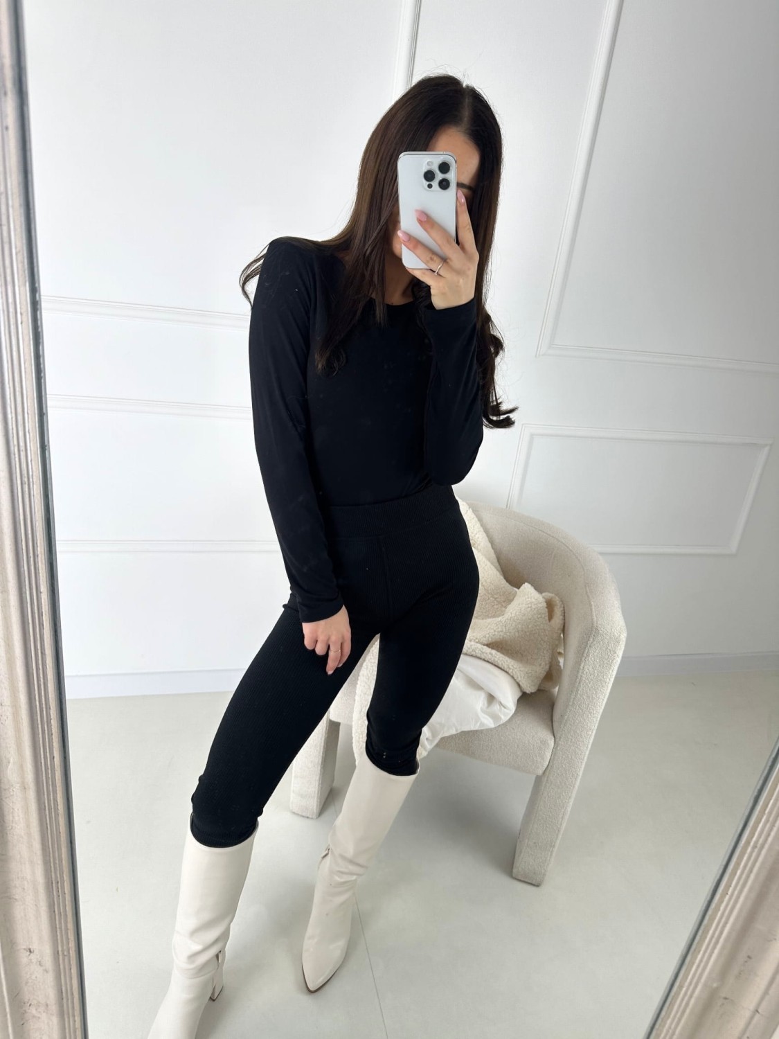 Body wiskozowe CASUAL CZERŃ 